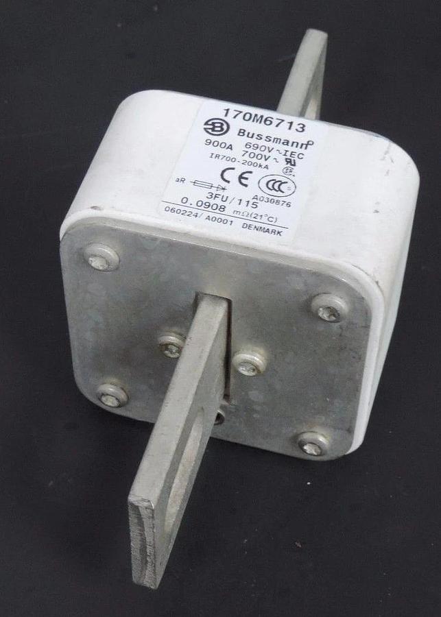 Used BUSSMANN 170M6713 FUSE 900A, 700V TYPOWER ZILOX, 290V~IEC