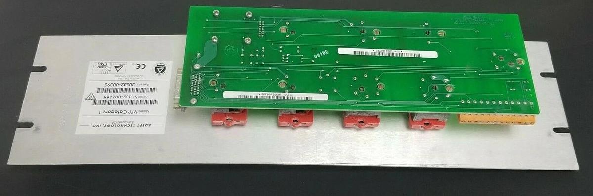 Used ADEPT TECH. MODEL: VFP CATEGORY 1 CONTROL PANEL PART NO: 30332-00395 W/O KEYS