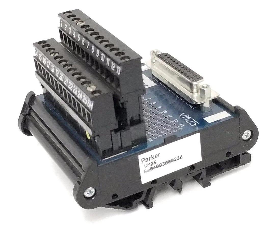 Used PARKER VM25 I/O BREAKOUT MODULE 25PIN