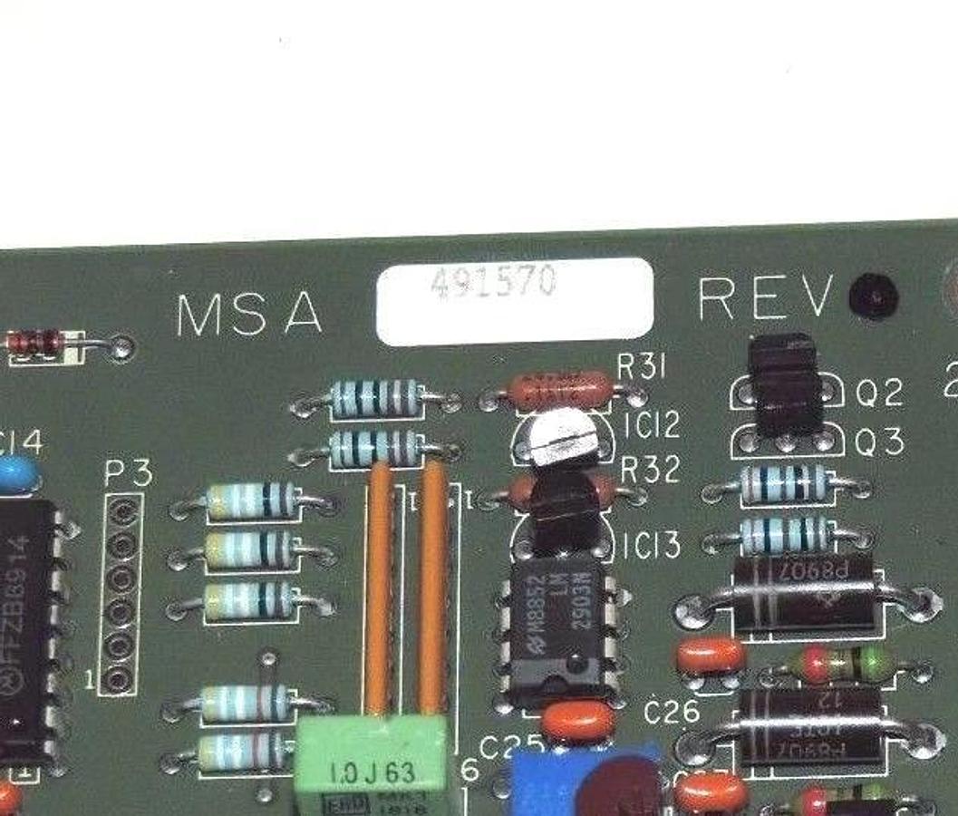 Refurbished REPAIRED MSA 490892 CONTROL MODULE 5000 SERIES REV. 0 491570