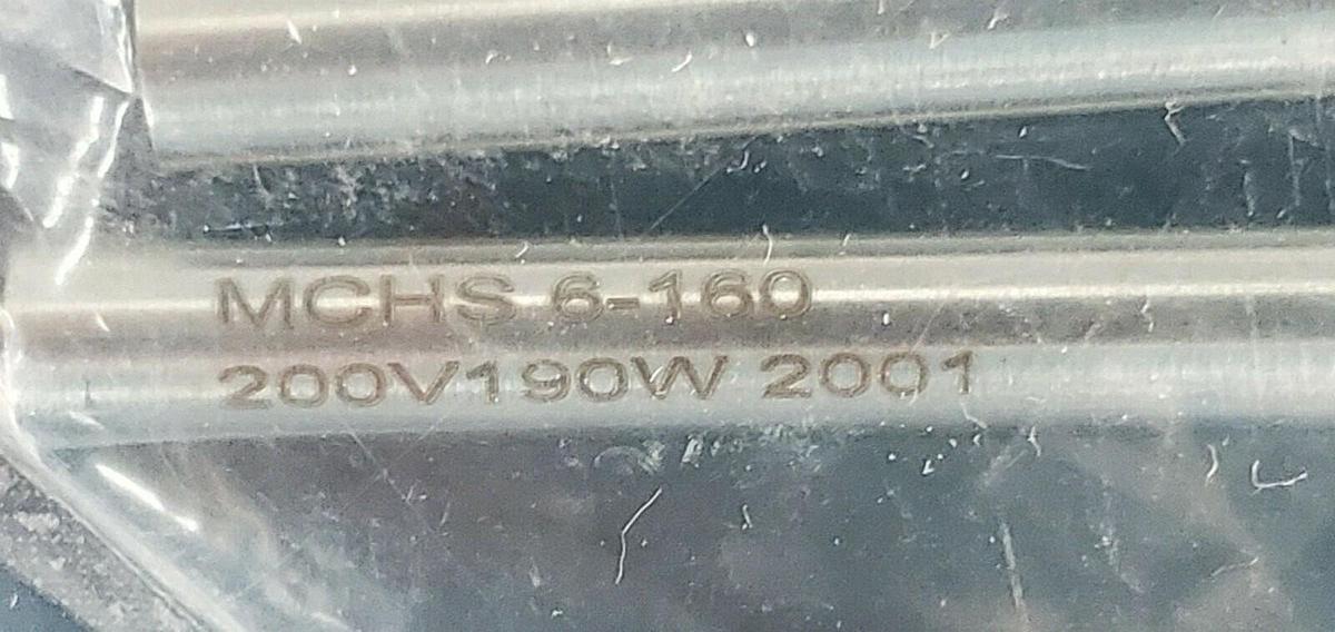 LOT OF 2 NEW MISUMI MCHS6-160-V200-W190-F500 CARTRIDGE HEATERS