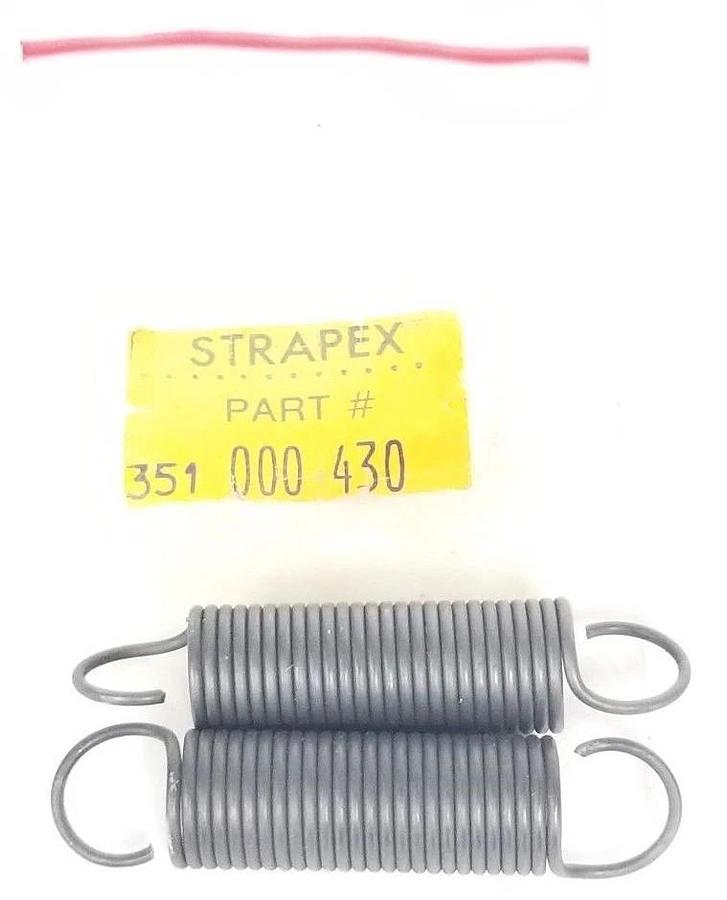 Used LOT OF 2 NEW STRAPEX 351-000-430 SPRINGS 351000430