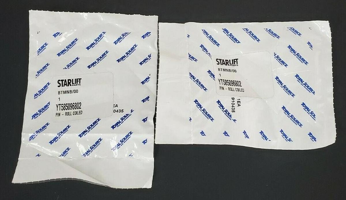 Used LOT OF 2 NEW TOTAL SOURCE STARLIFT YT585096802 PINS - ROLL COILED YT585096802