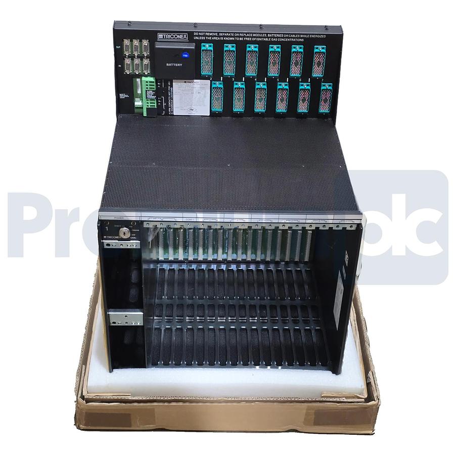 Used Triconex 8110 EcoStruxure Tricon SIS High Density Main Chassis 3000602-100 NEW