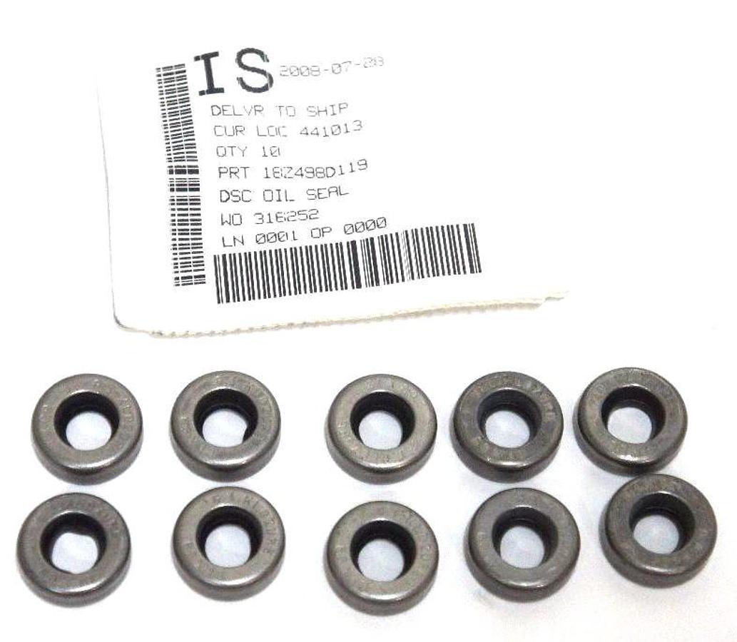 Used LOT OF 10 NEW GI KLOSURE 18Z498D119 OIL SEALS