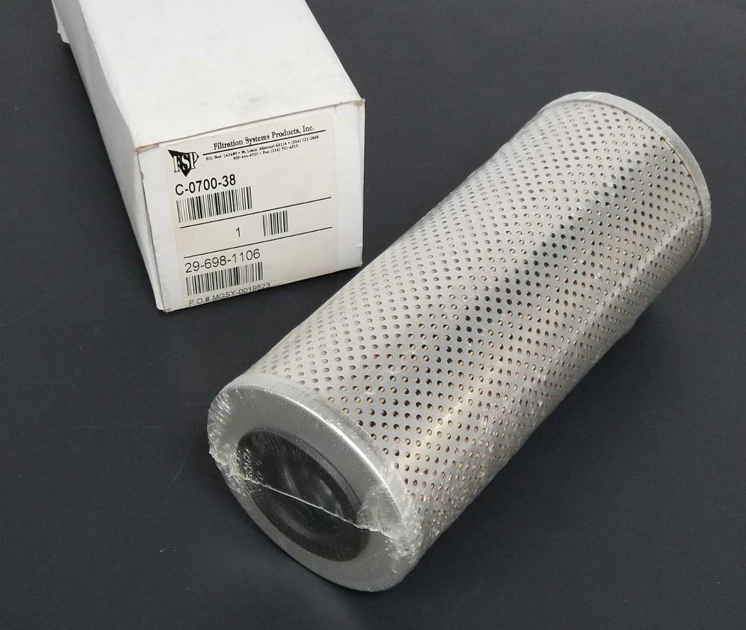 Used NIB FILTRATION SYSTEMS C-0700-38 FILTER ELEMENT 29-698-1106 C070038