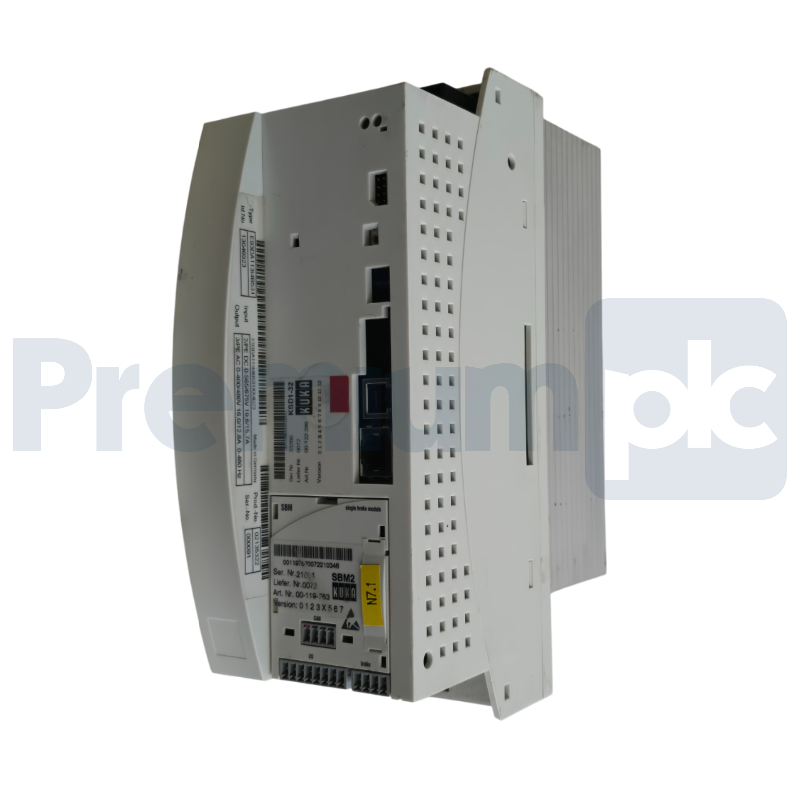 Used KUKA KSD1-32 E93DA113I4B531 SERVO DRIVE E93DA113I4B531XX4B23 13046923 w/SBM2