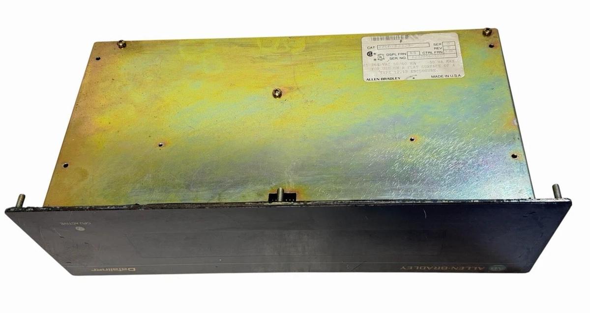 Used Allen Bradley 2706-B23J8 /G DataLiner Message Display 2-Line 120VAC USED