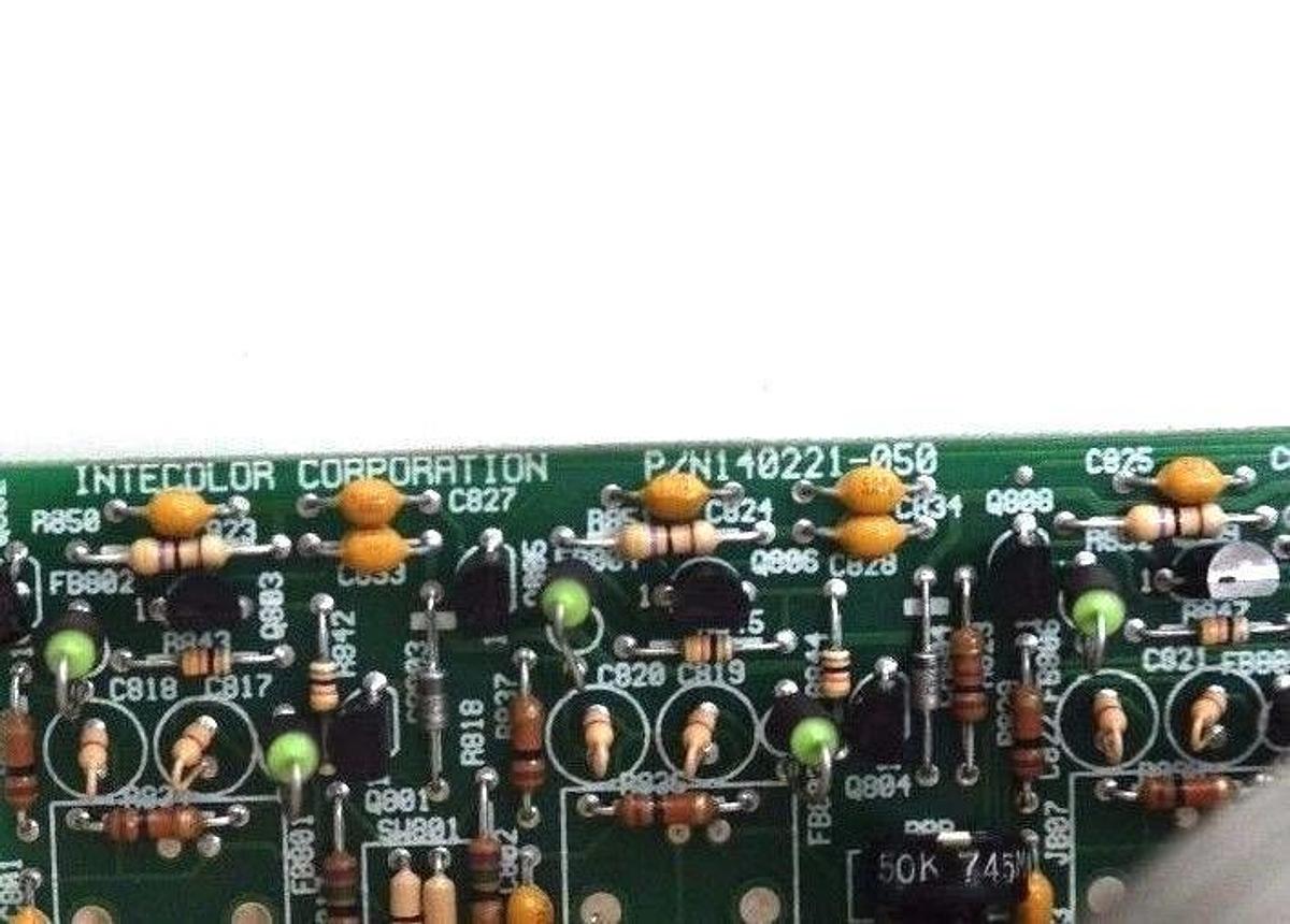 Used INTECOLOR 180573-020 ADJUSTMENT PANEL & BOARD ASSEMBLY 140221-050 F82B INTERFACE
