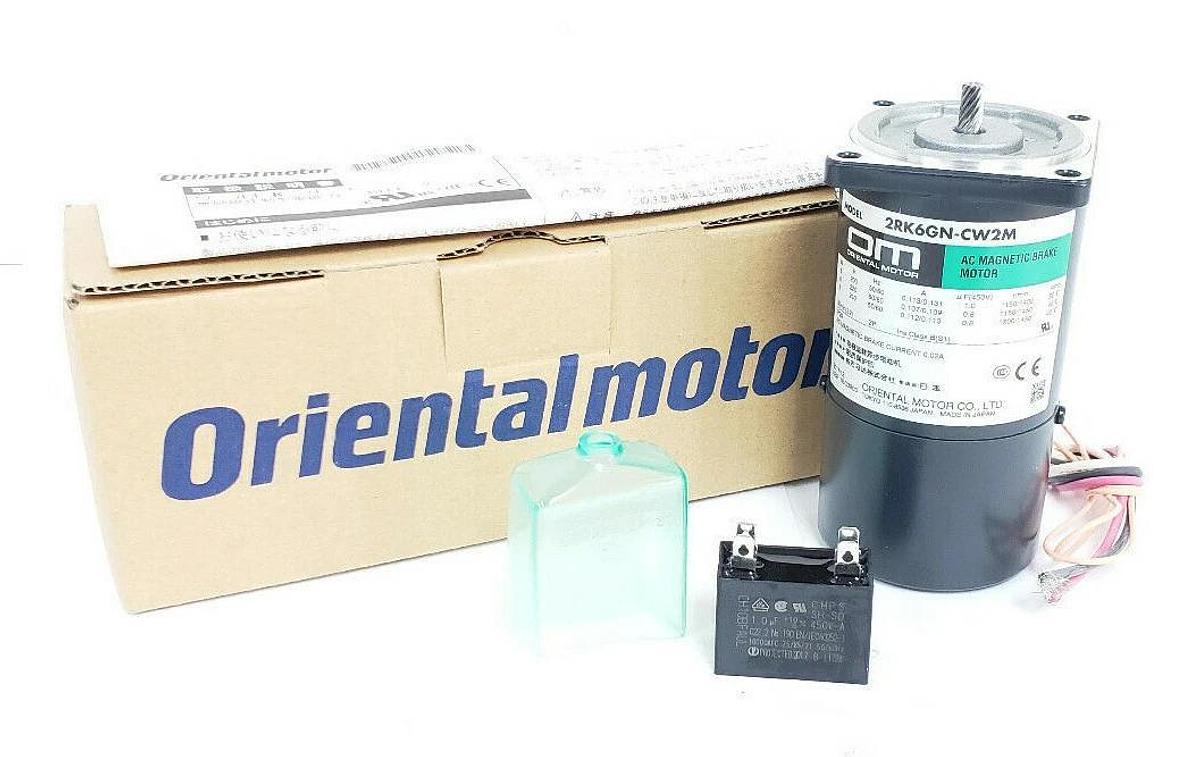 Used NIB ORIENTAL MOTOR 2RK6GN-CW2MJ ELECTROMAGNETIC BRAKE MOTOR CH10BFAUL