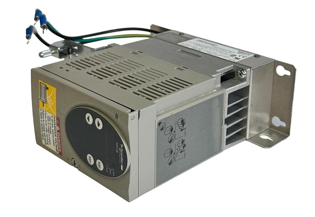 Used SCHNEIDER ELECTRIC SD328AU25S2 STEPPER MOTOR DRIVE SD3 28 115/230VAC W/ FILTER