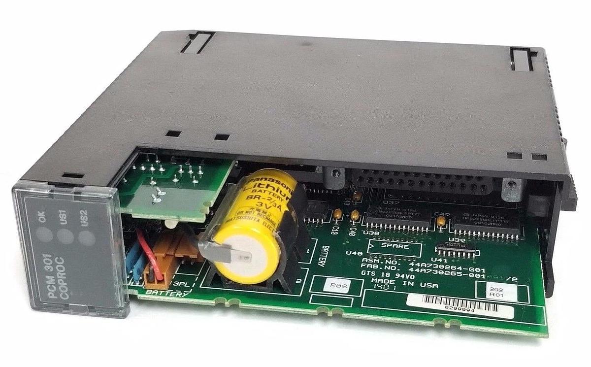 Used GE FANUC IC693PCM301M PROGRAMMABLE COPROCESSOR -192K