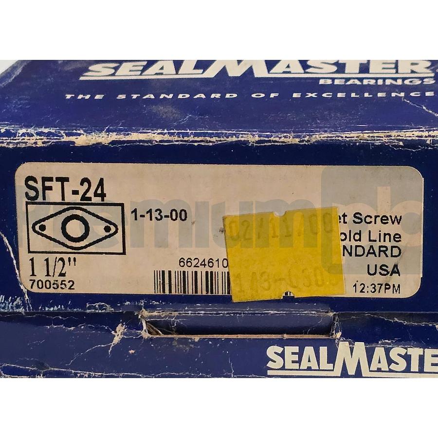 SEALMASTER SFT-24 / 700552 TWO-BOLT FLANGE-MOUNT BEARING 1-1/2'' GOLD LINE NSMP