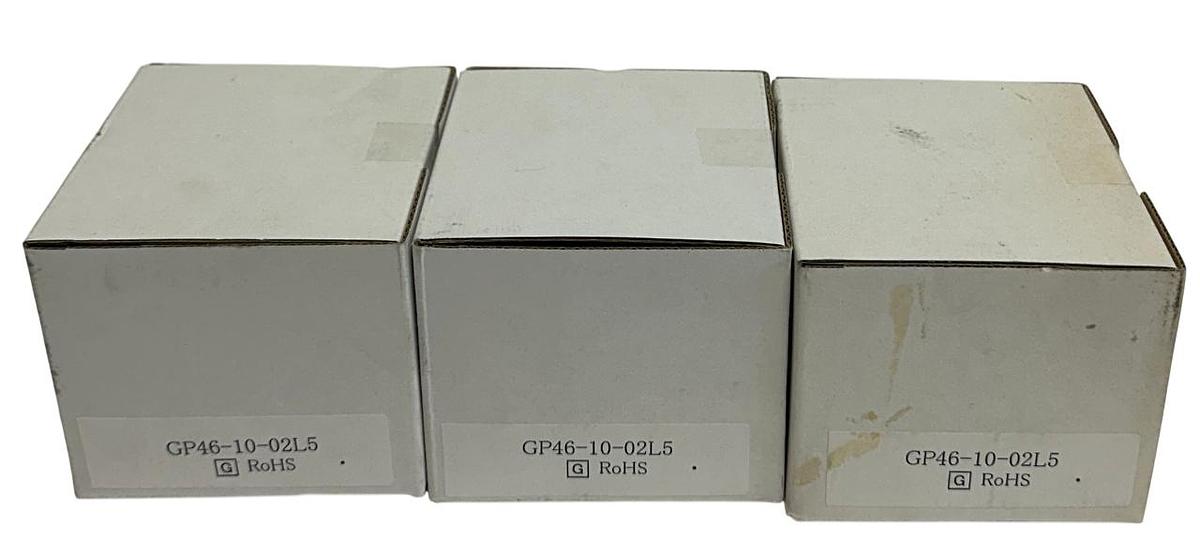 3 SMC GP46-10-02L5 / GP461002L5 PRESSURE GAUGES W/ SWITCHES 0-1MPa 30VDC NSMP