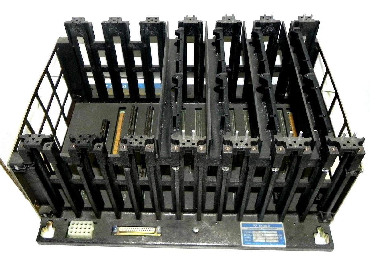 Used MODICON AS-H819-103 CHASSIS 7SLOT 19IN SLOT RACK