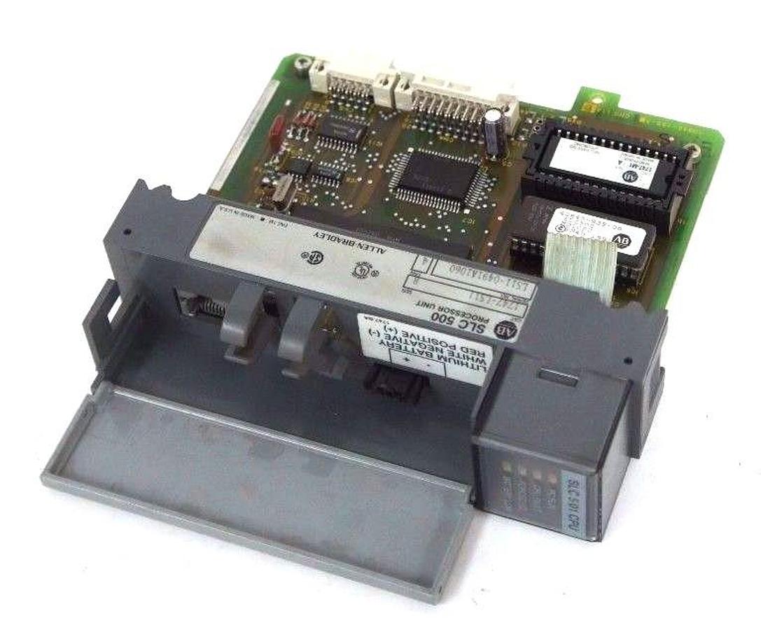 Used ALLEN BRADLEY 1747-L511 SER. B, FRN. 4 PROCESSOR UNIT W/ 1747-M1 & 40845-939-06