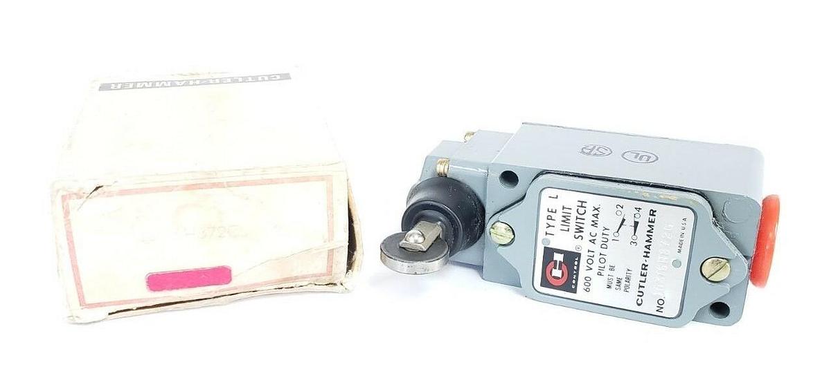 NIB CUTLER HAMMER 10316H872C LIMIT SWITCH TYPE: L 600VAC