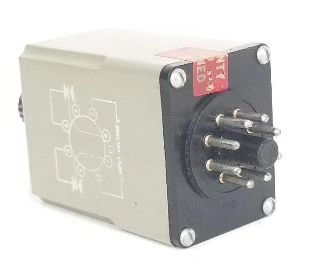 Used SYRACUSE ELECTRONICS TNR00300 TIME DELAY RELAY 1SEC, 0-10SEC, 115VAC, 10A