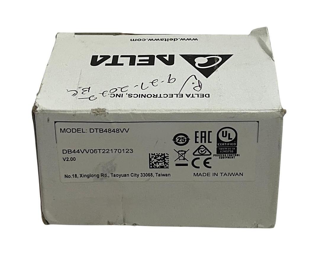 DELTA DTB4848VV ADVANCED TEMPERATURE CONTROLLER 100-240VAC 50/60Hz DTB4848 NSMP