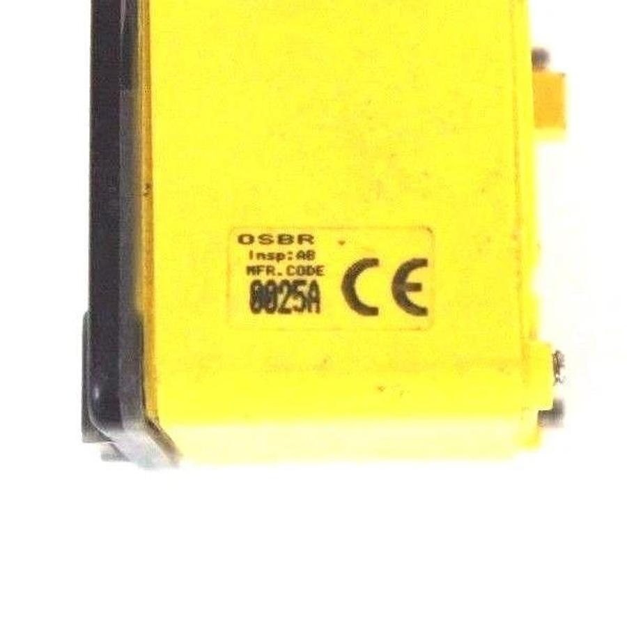 Used BANNER OSBR PHOTOELECTRIC SENSOR HEAD RECEIVER MFR. COD 0025A