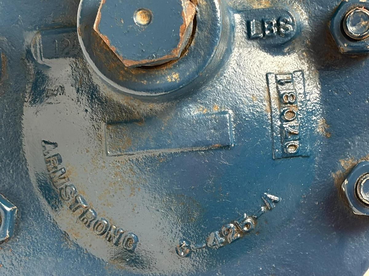 Used Armstrong 814 Inverted Bucket Steam Trap 1" NPT Cast Iron Blue NOS