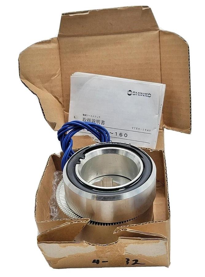 Used NIB SHINKO ELECTRIC TYPE: TO-15 BRAKE CLUTCH DC-24V 34W