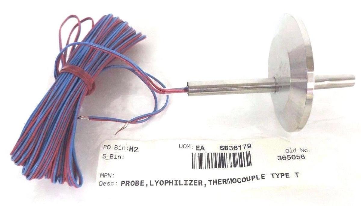 NEW WCB/RJ 3A ASME BPE 316L 727 PROBE LYOPHILIZER THERMOCOUPLE TYPE T