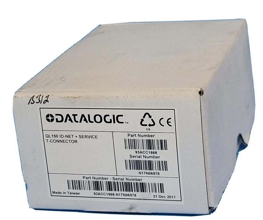 Used NIB DATALOGIC 93ACC1868 QL150 ID-NET + SERVICE T-CONNECTOR