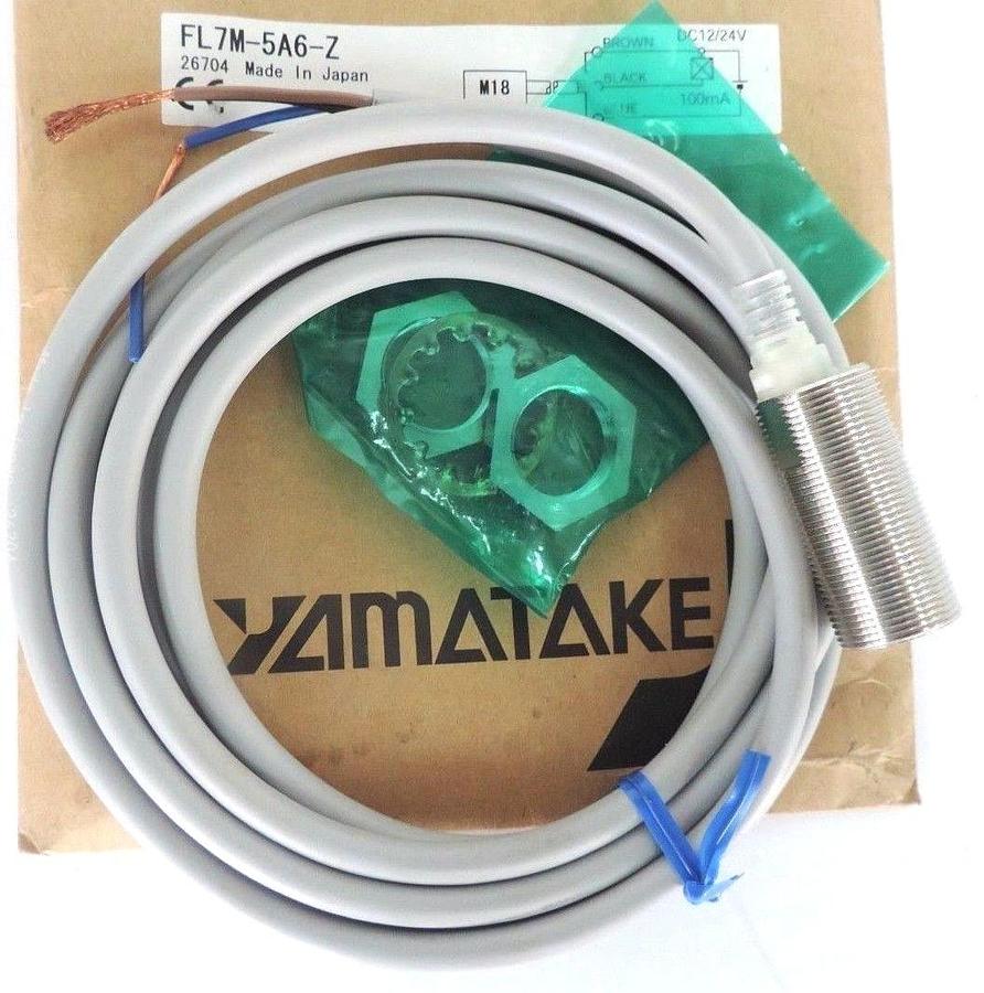 Used NEW YAMATAKE FL7M-5A6-Z PROXIMITY SWITCH