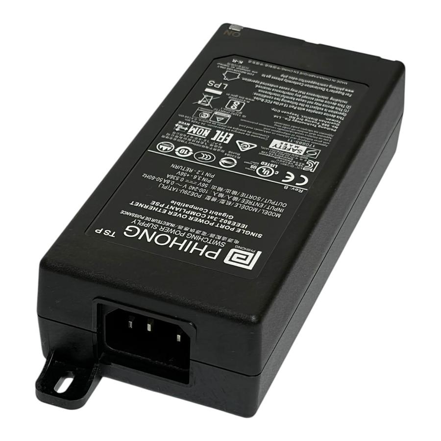 Used Phihong POE29U-1AT(PL) Gigabit PoE Injector 56V IEEE 802.3at Lot of 5 New