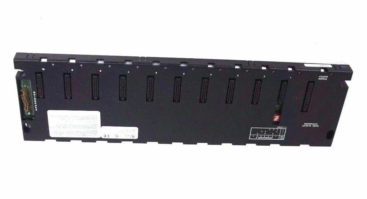 Used GE FANUC IC693CHS392F 10-SLOT EXPANSION RACK BASE