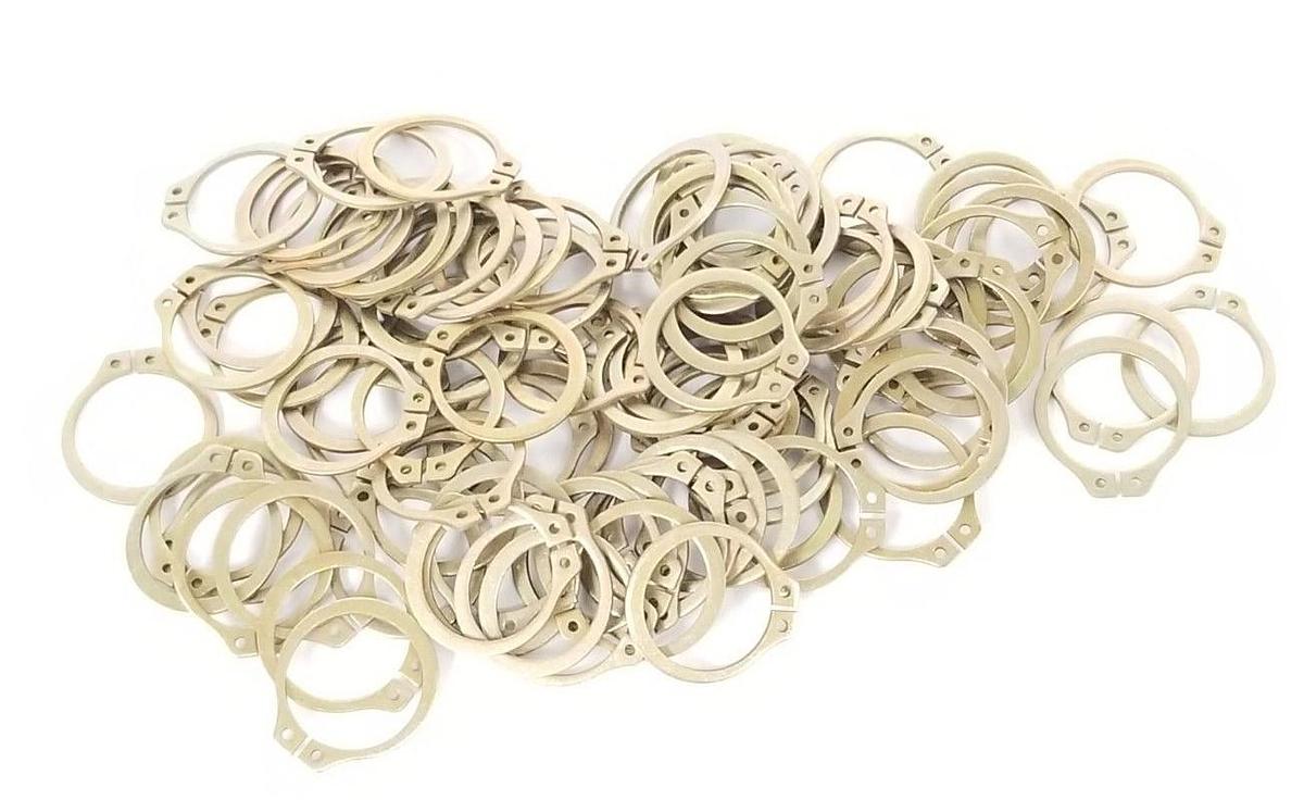 Used LOT OF 96 NEW ROTOR CLIP SH-75ST ZD B100 EXTERNAL RETAINING RINGS, 3/4"