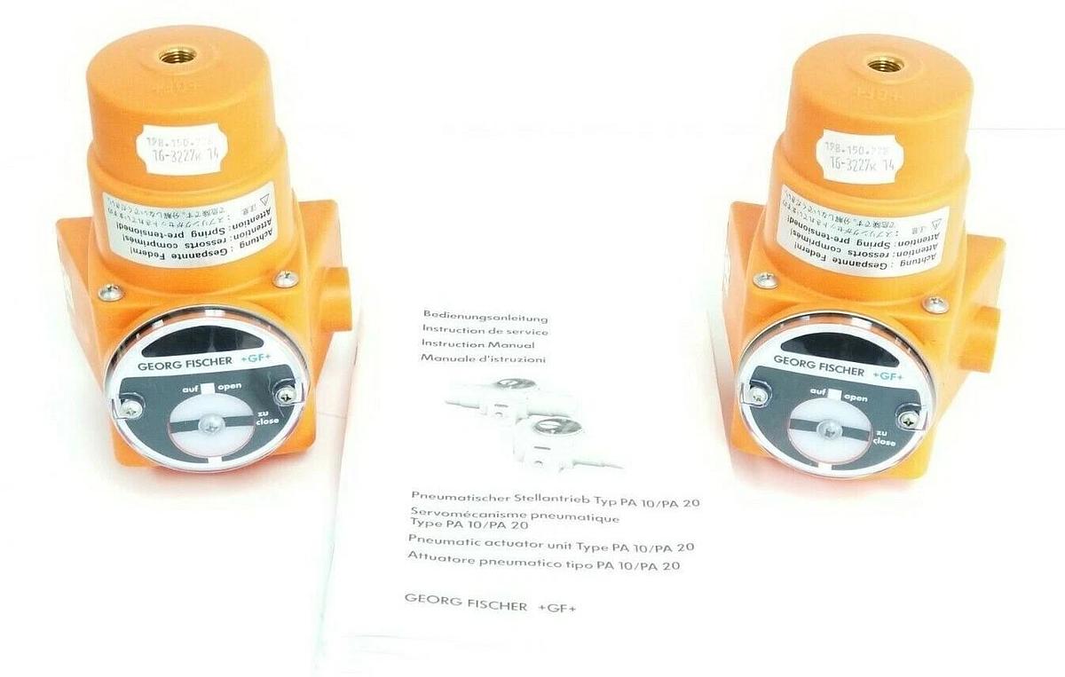 Used LOT OF 2 NIB GF SIGNET 198.150.778 ACTUATED VALVES 16-3227k 14 PA-10