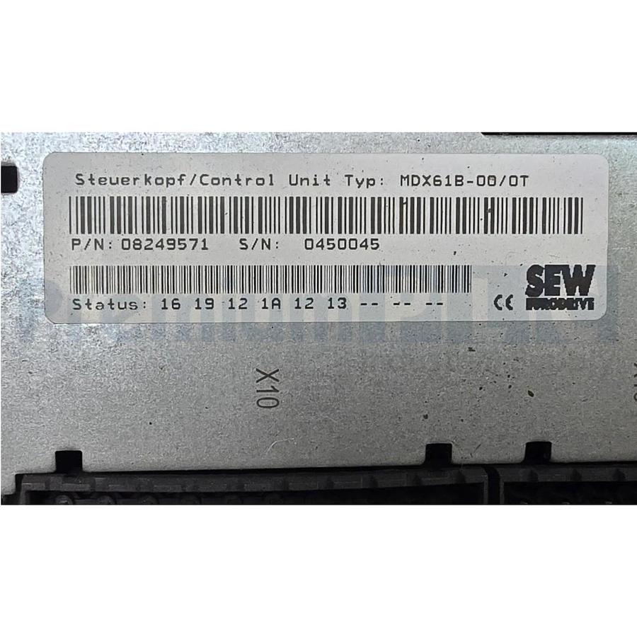 Used SEW EURODRIVE MDX61B0220-503-4-0T P/N 08279837 MOVIDRIVE INVERTER MDX61B-00/0T