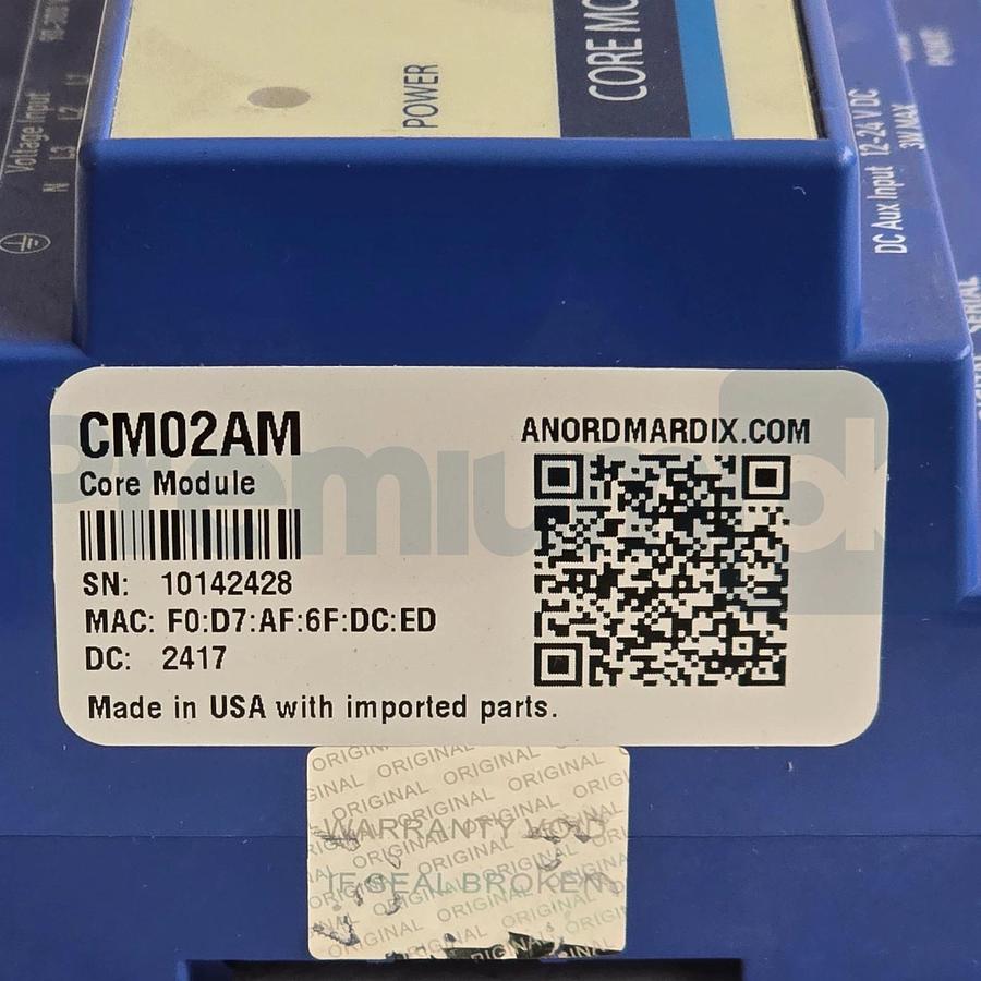 ANORD MARDIX CM02AM Enhanced Core Module MCMS Circuit Monitoring System NSNP