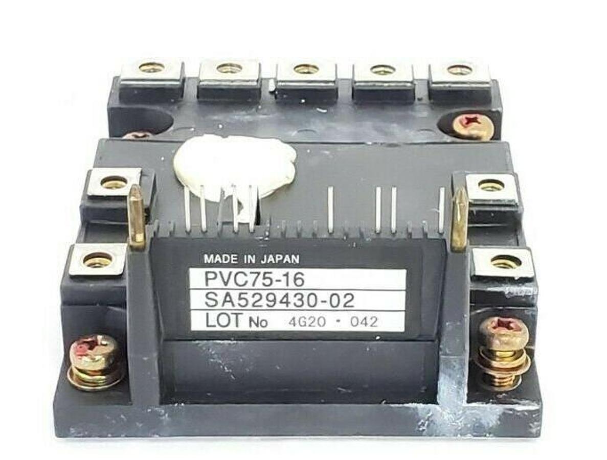 Used FUJI ELECTRIC PVC75-16 INVERTER RECTIFIER PVC7516, SA529430-02
