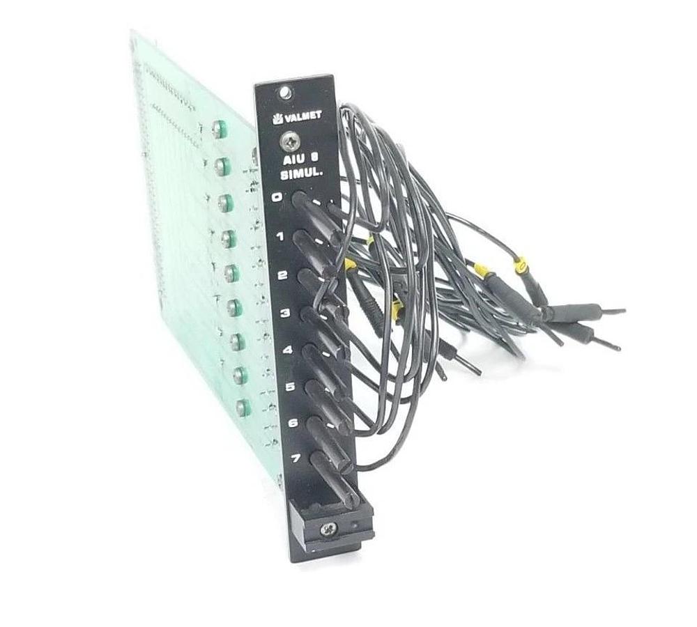 Used VALMET AUTOMATION A413200 AIU 8 SIMULATOR BOARD 191151 AIU-8 , 421522-1A