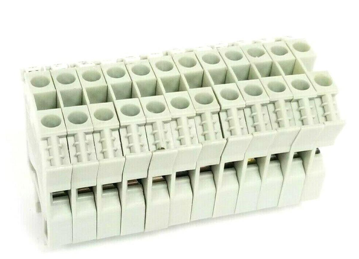 Used LOT OF 12 SPRECHER & SCHUH VR 2-6 TERMINAL BLOCKS 16-8AWG 600V 55A