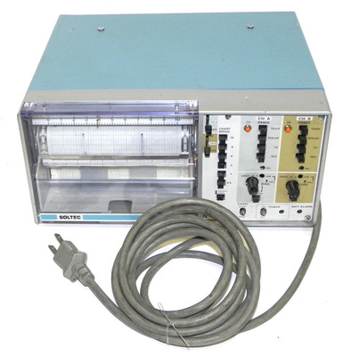 Used SOLTEC VP-6723S 2 PEN PORTABLE CHART RECORDER VP6723S
