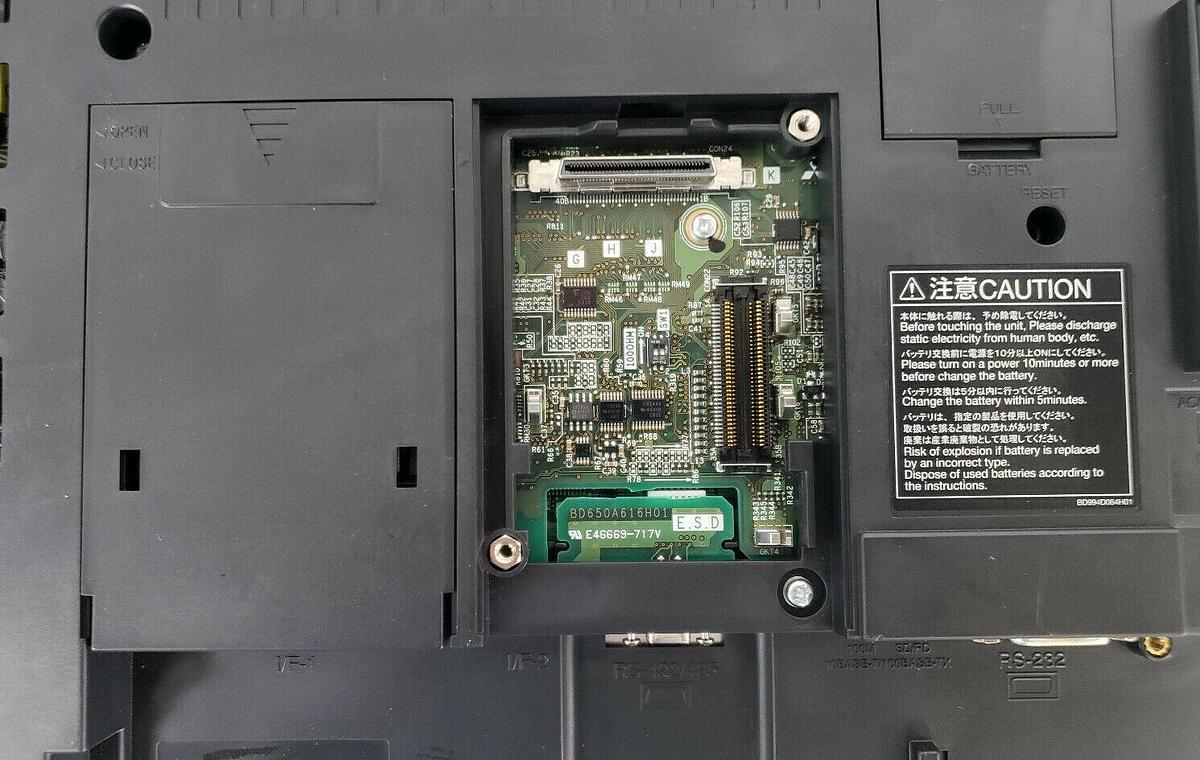 Used MITSUBISHI GT1675M-STBA OPERATOR INTERFACE 100-240VAC 50/60HZ 100VA