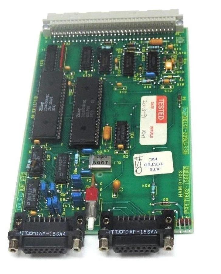 Used PRESSTECH 7602-15700, 7602-1560-02 PC BOARD 7602-156Z-02 E5 CEL