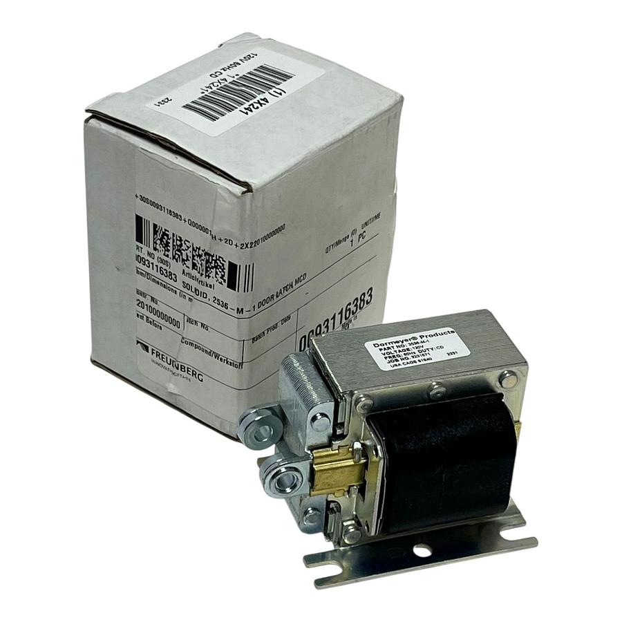 Dormeyer 2536-M-1 Laminated Linear Solenoid 120V 60Hz Continuous Duty Door Latch