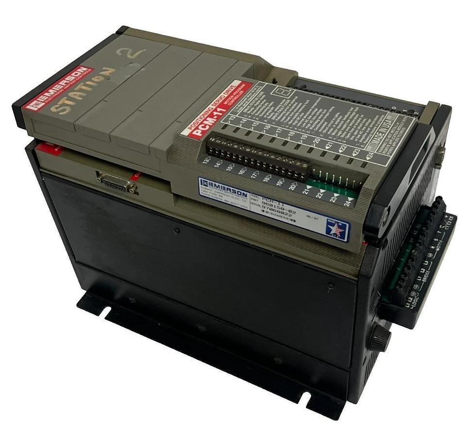 Used EMERSON FX-490 Servo Drive w/ PCM-11 Motion Controller 240V 9A FX490 PCM11