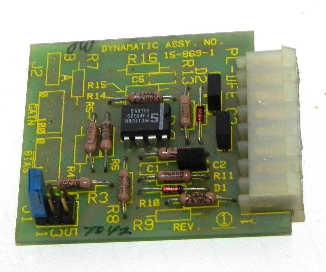 Used EATON CUTLER-HAMMER 15-869-1 DYNAMATIC ASSEMBLY BOARD 158691