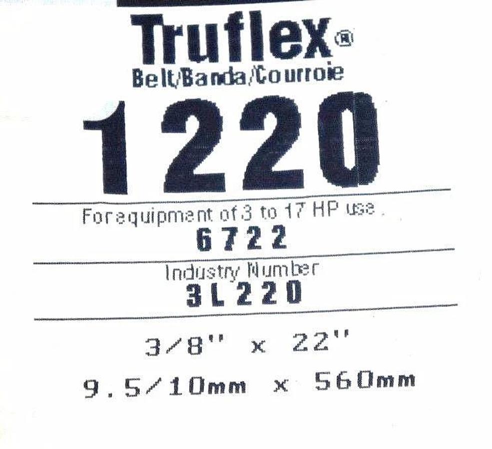 Used LOT OF 7 NEW GATES TRUFLEX V BELTS 3L230 3L220 3L260
