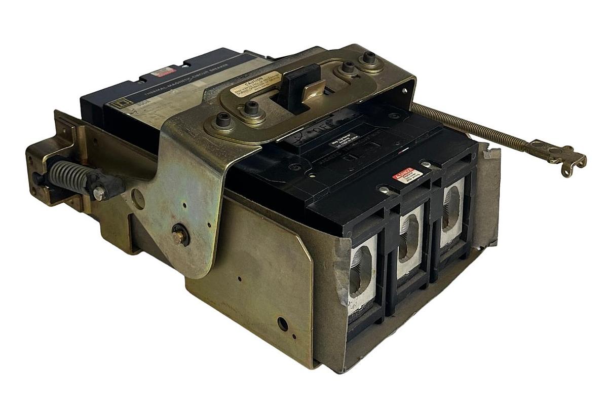 Used SQUARE D LAL36350 THERMAL-MAGNETIC CIRCUIT BREAKER 350A W/ 9422RR1 /B MECHANISM