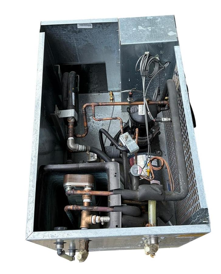 Used Temptek CG-2W Portable Water Cooled Chiller 2 Ton 460V 3PH Scroll Pump