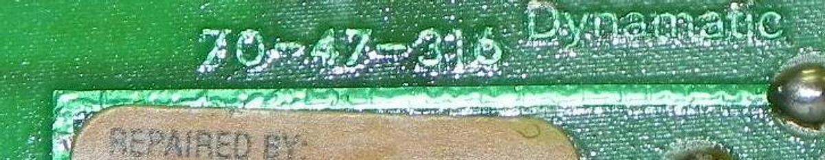Refurbished EATON CORPORATION DYNAMATIC 15-46-14 CONTROL BOARD 70-47-316, 154614