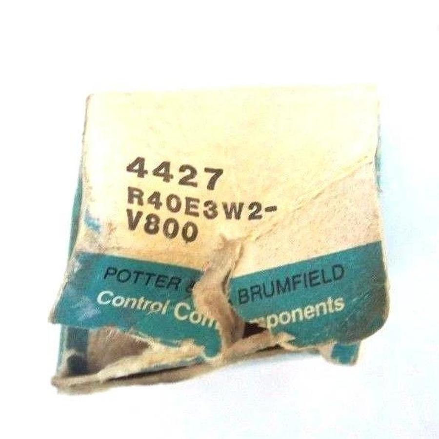 Used NIB POTTER & BRUMFIELD R40-E3-W2-V800 RELAY 24V, R40E3W2-V800