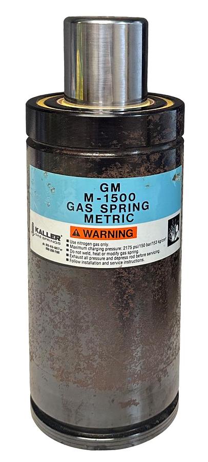 Used KALLER GAS SPRINGS GM M-1500 / 3000-80 METRIC GAS SPRING NITROGEN NSNP